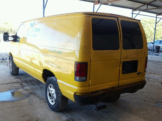 1FTNE24W53HB95262 - 2003 FORD ECONOLINE YELLOW photo 3