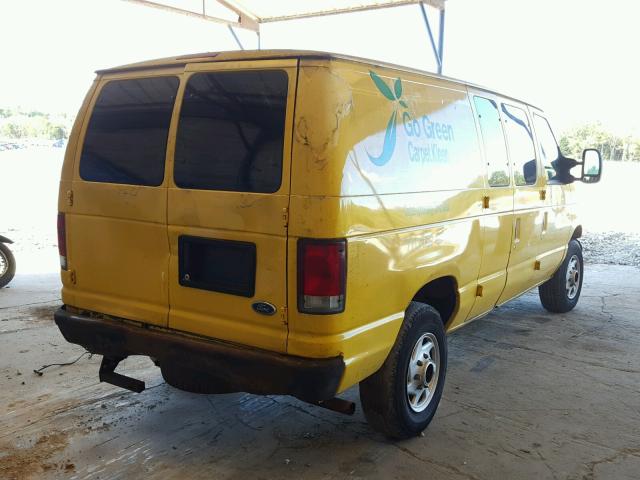 1FTNE24W53HB95262 - 2003 FORD ECONOLINE YELLOW photo 4