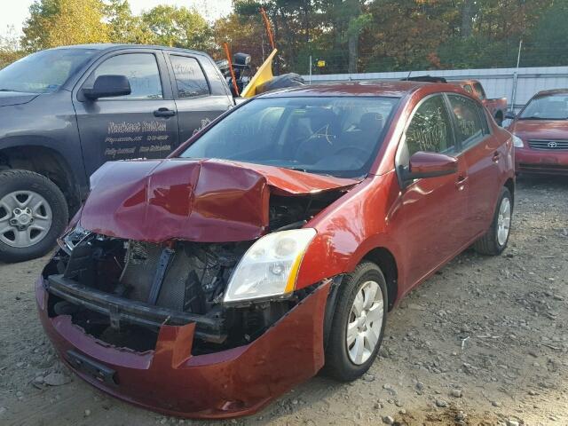 3N1AB61E38L651006 - 2008 NISSAN SENTRA RED photo 2