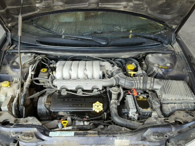 3C3EL55H5VT595922 - 1997 CHRYSLER SEBRING JX BLUE photo 7