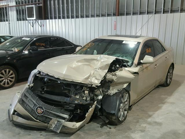 1G6DV57V780158450 - 2008 CADILLAC CTS HI FEA GOLD photo 2