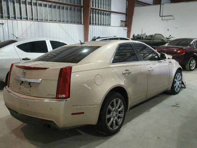 1G6DV57V780158450 - 2008 CADILLAC CTS HI FEA GOLD photo 4