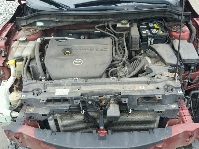 JM1BL1S66A1144266 - 2010 MAZDA 3 S BURGUNDY photo 7