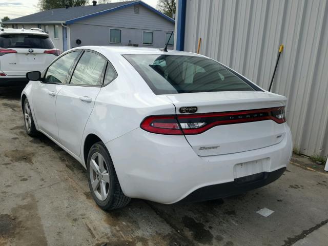 1C3CDFBB6FD286297 - 2015 DODGE DART SXT WHITE photo 3