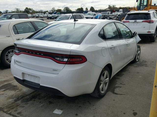 1C3CDFBB6FD286297 - 2015 DODGE DART SXT WHITE photo 4