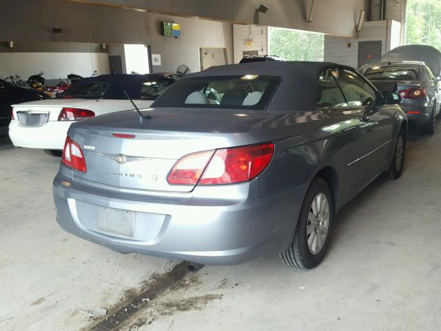 1C3LC45K98N608012 - 2008 CHRYSLER SEBRING GRAY photo 4