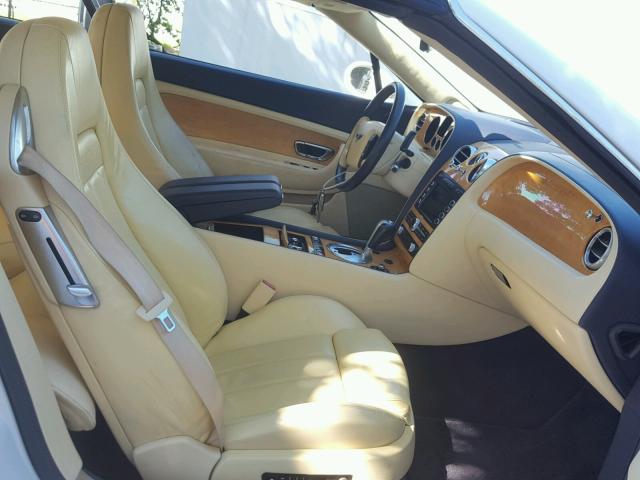 SCBDR33W58C051502 - 2008 BENTLEY CONTINENTA WHITE photo 5