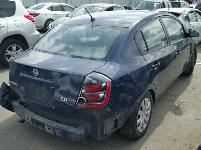 3N1AB61E67L648289 - 2007 NISSAN SENTRA 2.0 BLUE photo 4