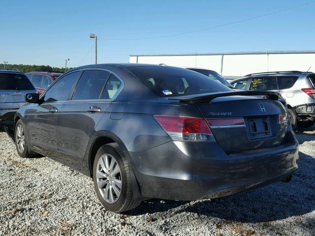 1HGCP2F87BA001419 - 2011 HONDA ACCORD EXL GRAY photo 3