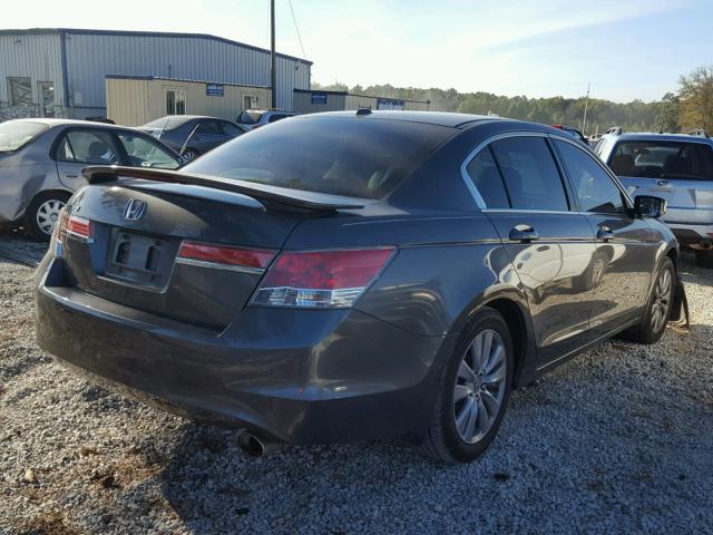 1HGCP2F87BA001419 - 2011 HONDA ACCORD EXL GRAY photo 4