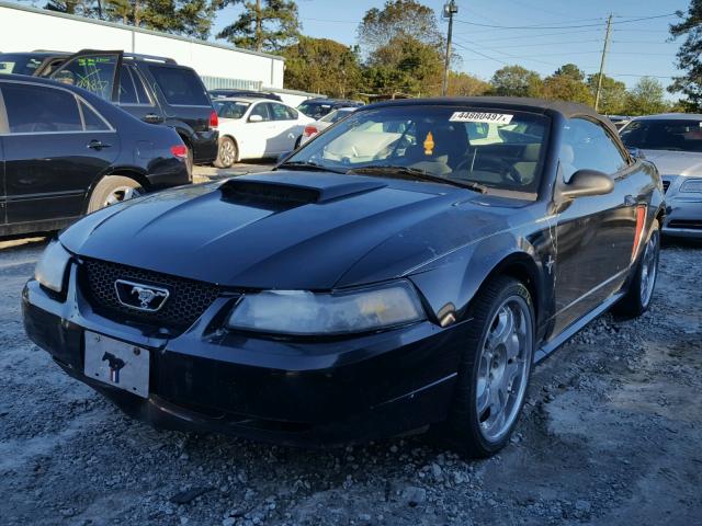 1FAFP4442XF225351 - 1999 FORD MUSTANG BLACK photo 2