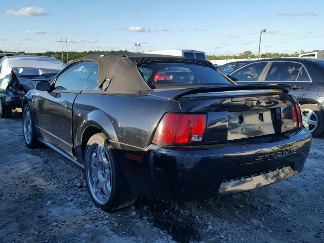 1FAFP4442XF225351 - 1999 FORD MUSTANG BLACK photo 3