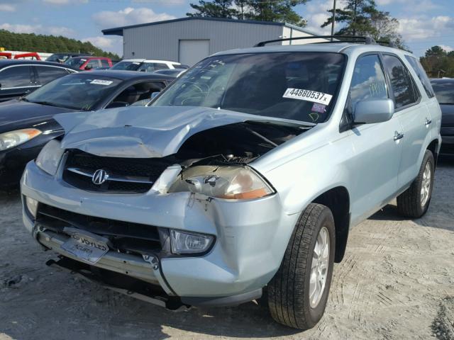 2HNYD18833H515169 - 2003 ACURA MDX BLUE photo 2