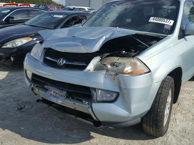 2HNYD18833H515169 - 2003 ACURA MDX BLUE photo 9