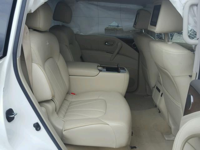 JN8AZ2NE9B9003721 - 2011 INFINITI QX56 WHITE photo 6