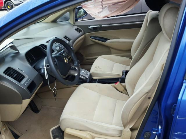 1HGFA16846L031612 - 2006 HONDA CIVIC EX BLUE photo 5