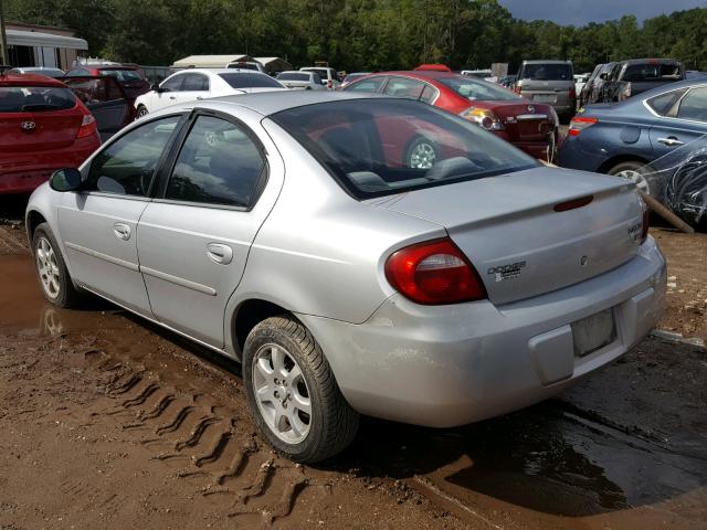 1B3ES56C15D230629 - 2005 DODGE NEON SXT GRAY photo 3