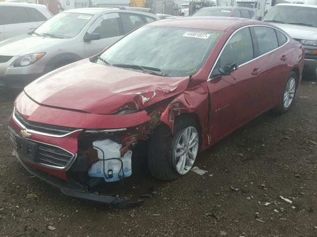 1G1ZE5ST3GF288092 - 2016 CHEVROLET MALIBU LT RED photo 2