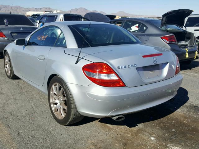 WDBWK56F35F024535 - 2005 MERCEDES-BENZ SLK 350 SILVER photo 3