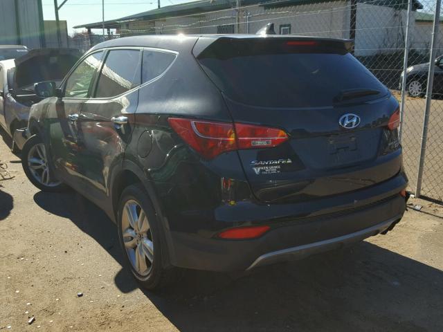 5XYZWDLA3DG051624 - 2013 HYUNDAI SANTA FE S BLACK photo 3