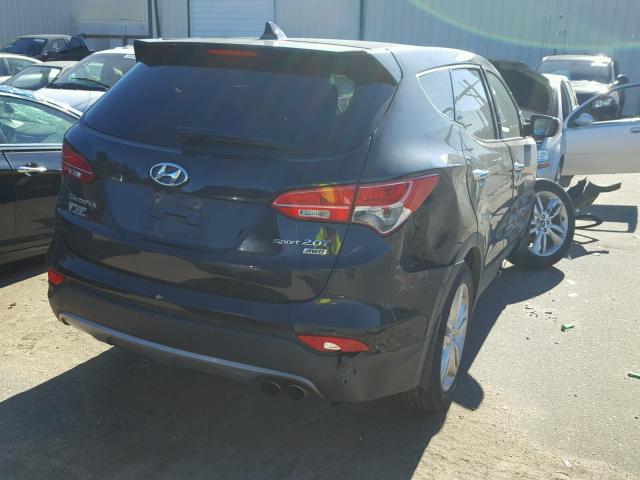 5XYZWDLA3DG051624 - 2013 HYUNDAI SANTA FE S BLACK photo 4