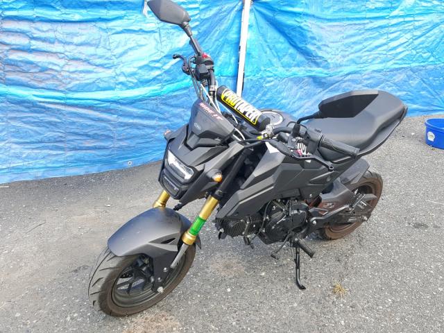 MLHJC6110H5204265 - 2017 HONDA GROM 125 BLACK photo 2