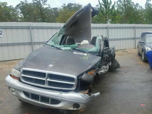 1D7GL42K14S602773 - 2004 DODGE DAKOTA SLT GRAY photo 9