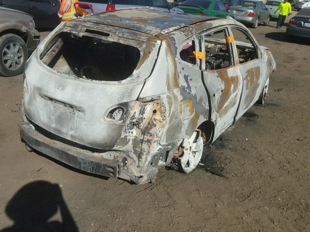 JN8AS58T78W004621 - 2008 NISSAN ROGUE S BURN photo 4