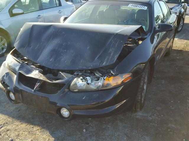 1G2HY52K234129365 - 2003 PONTIAC BONNEVILLE BLACK photo 2