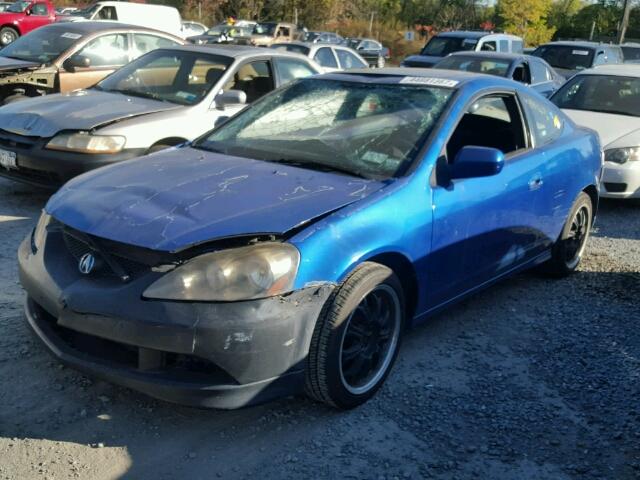 JH4DC54856S006975 - 2006 ACURA RSX BLUE photo 2