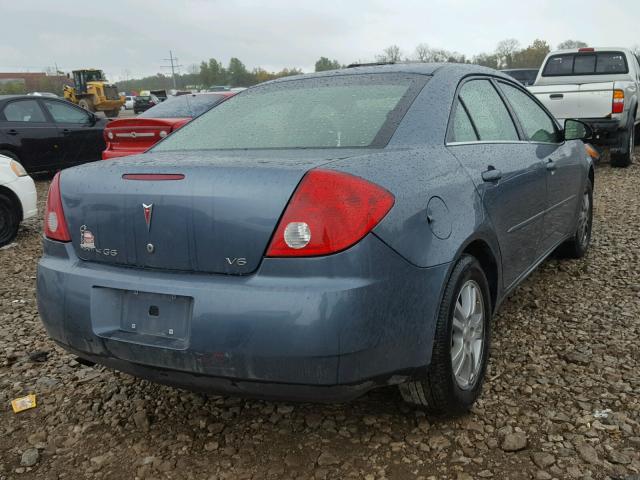 1G2ZG528954167142 - 2005 PONTIAC G6 BLUE photo 4