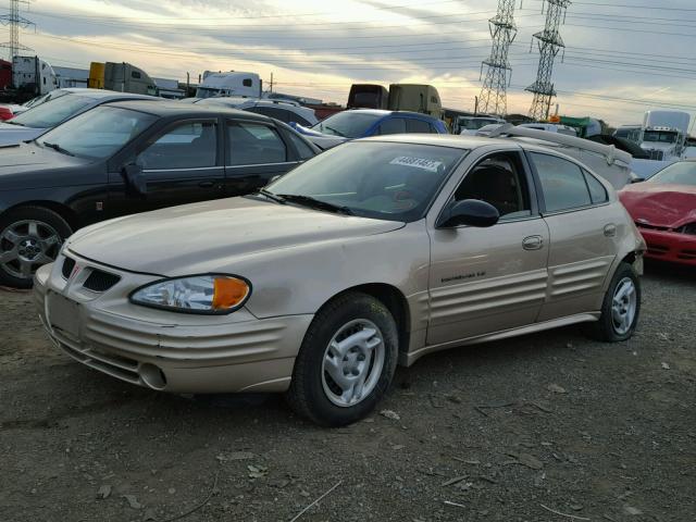 1G2NE52F02C171794 - 2002 PONTIAC GRAND AM S GOLD photo 2