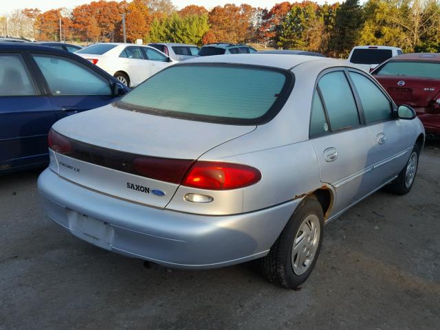 1FALP13P3VW241844 - 1997 FORD ESCORT LX SILVER photo 4