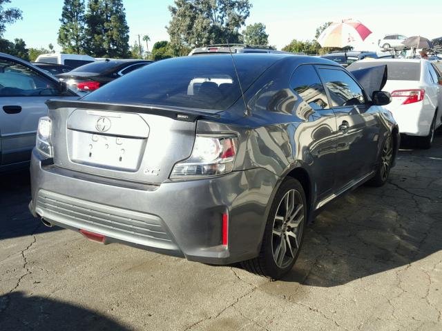 JTKJF5C70F3093269 - 2015 TOYOTA SCION TC GRAY photo 4