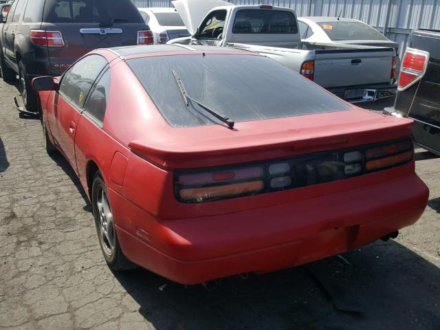 JN1RZ26A3LX001649 - 1990 NISSAN 300ZX 2+2 RED photo 3