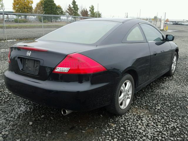 1HGCM72716A018306 - 2006 HONDA ACCORD EX BLACK photo 4