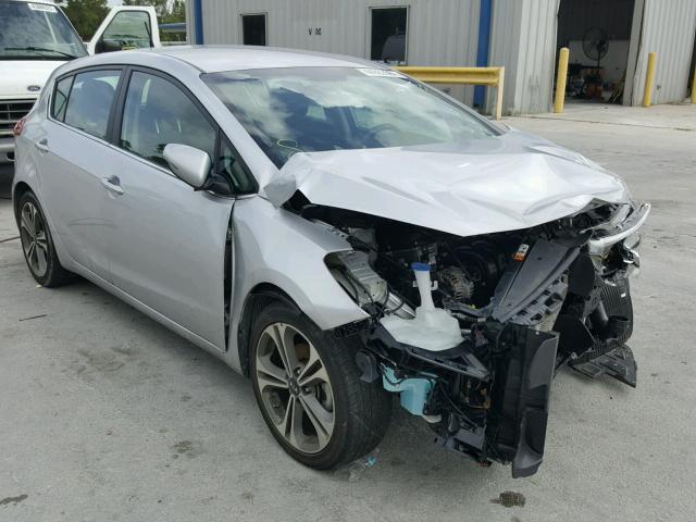 KNAFX5A86G5605187 - 2016 KIA FORTE EX SILVER photo 1