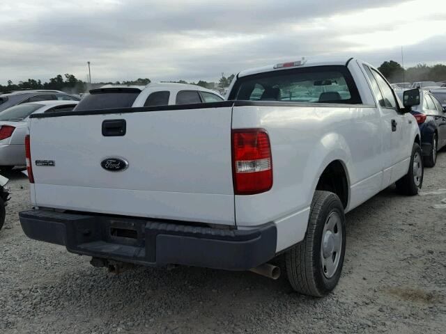 1FTRF12W28KD08977 - 2008 FORD F150 WHITE photo 4