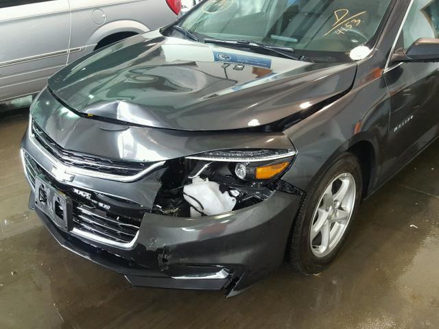 1G1ZB5ST5JF114153 - 2018 CHEVROLET MALIBU LS გრაფიტი ფოტო 9