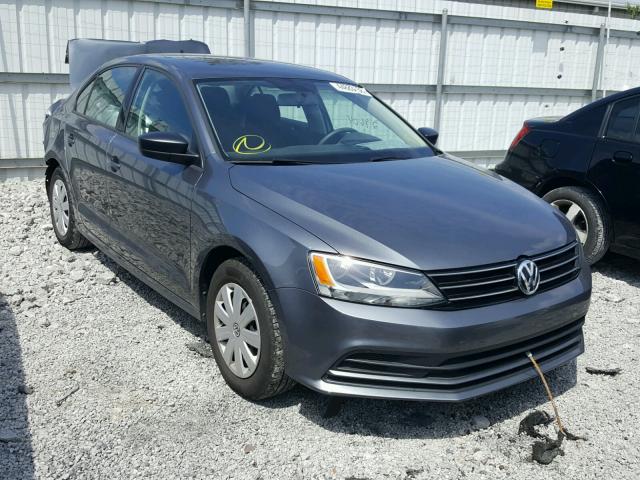 3VW2K7AJ6FM285860 - 2015 VOLKSWAGEN JETTA BASE 灰色 照片 1