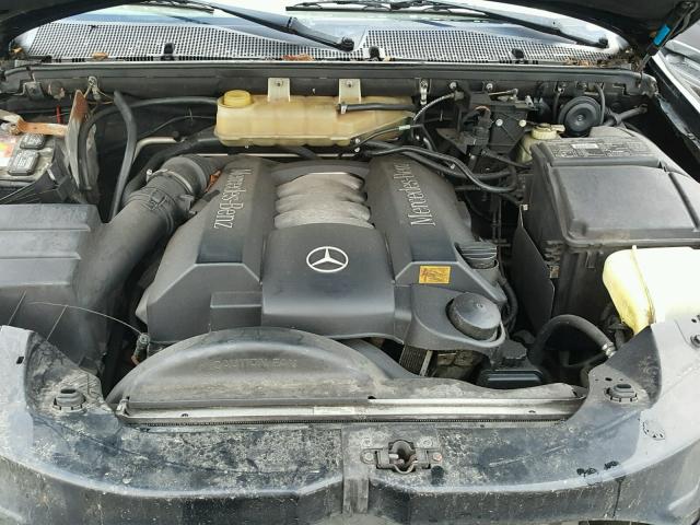 4JGAB72E1YA159658 - 2000 MERCEDES-BENZ ML 430 BLACK photo 7