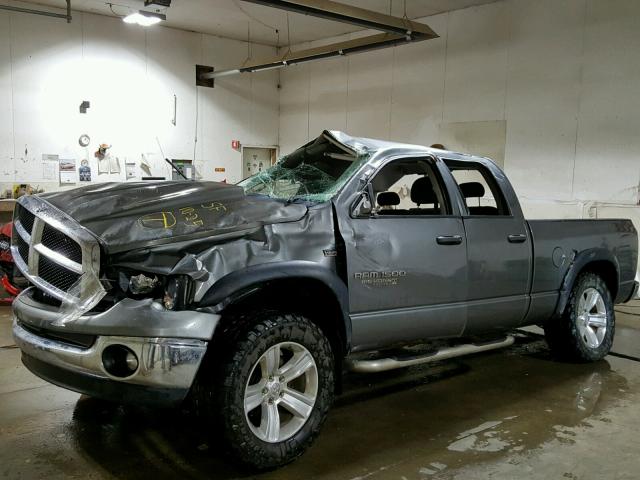 1D7HU18D55S147128 - 2005 DODGE RAM 1500 GRAY photo 2