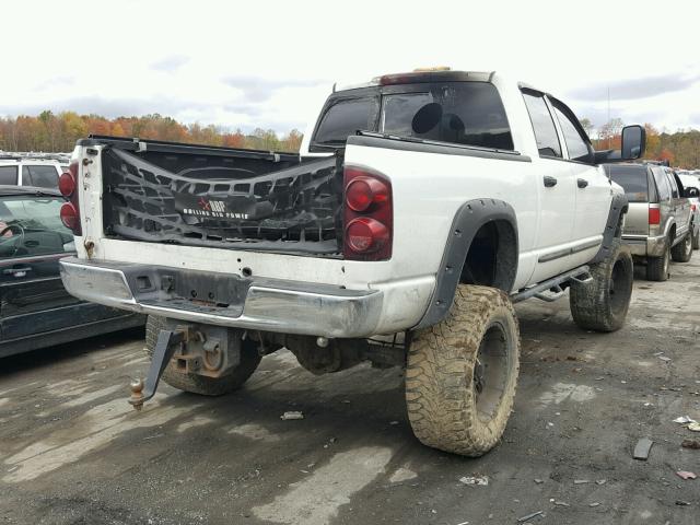 1D7KS28C47J509628 - 2007 DODGE RAM 2500 S Սպիտակ լուսանկար 4