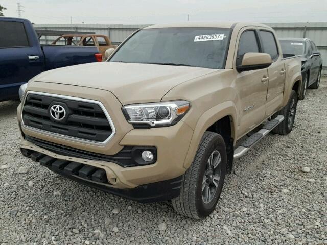 5TFCZ5AN3HX066832 - 2017 TOYOTA TACOMA TAN photo 2