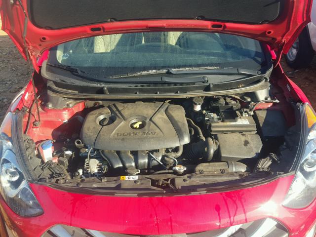 KMHD35LE4DU080247 - 2013 HYUNDAI ELANTRA GT RED photo 7