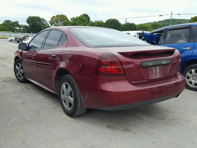 2G2WP522051321568 - 2005 PONTIAC GRAND PRIX 栗色 照片 3