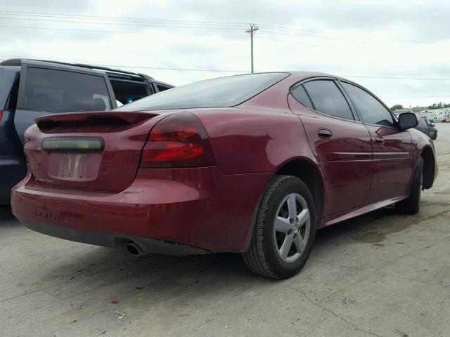 2G2WP522051321568 - 2005 PONTIAC GRAND PRIX 栗色 照片 4