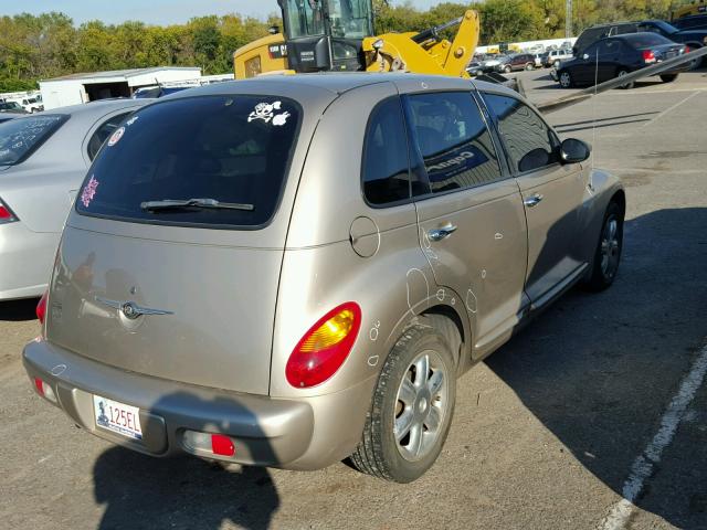 3C8FY68B04T366740 - 2004 CHRYSLER PT CRUISER GOLD photo 4