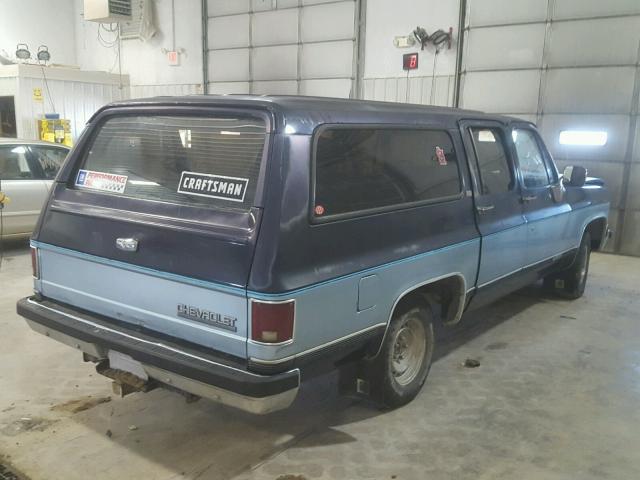 1GNER16K0KF186351 - 1989 CHEVROLET SUBURBAN TWO TONE photo 4