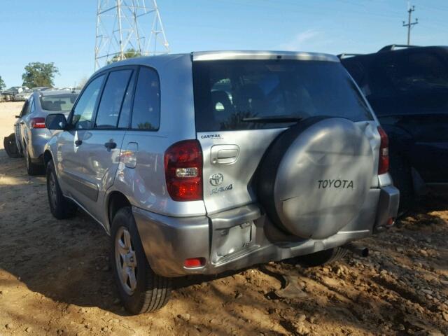 JTEGD20V150095326 - 2005 TOYOTA RAV4 SILVER photo 3